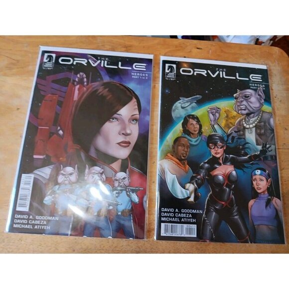 The Orville #3 & #4 Part 1 And 2 Set Run Heroes - Picture 1 of 3